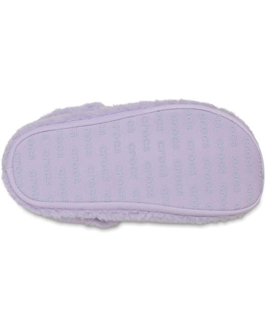 CROCSTM Purple Classic Cozzzy Slipper