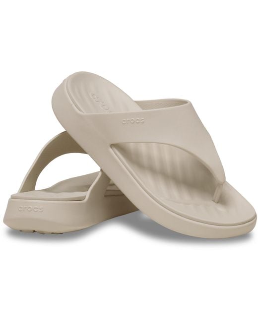 CROCSTM Black Getaway Triangle Flip Flops