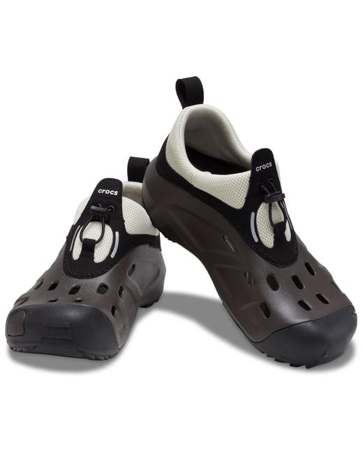 CROCSTM Black Quick Trail Low; Espresso
