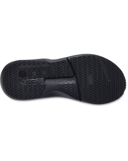 CROCSTM Black On The Clock Work Sneaker