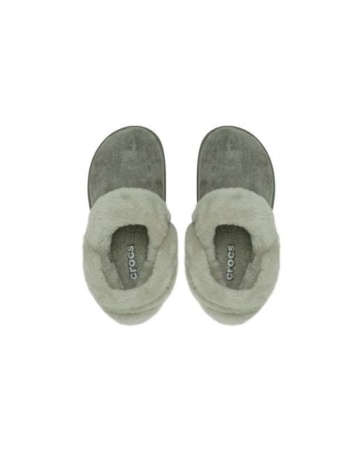CROCSTM Green | unisex | classic unfurgettable vegan suede | clogs | | 36