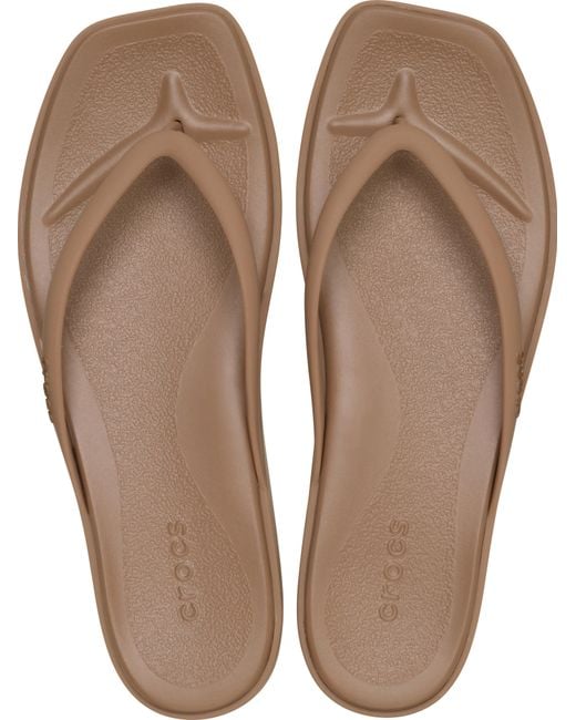 CROCSTM Black Miami Flip; Milk Chocolate