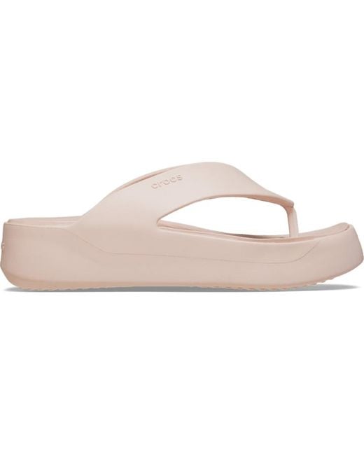 CROCSTM Black Getaway Platform Flip; Sunkissed