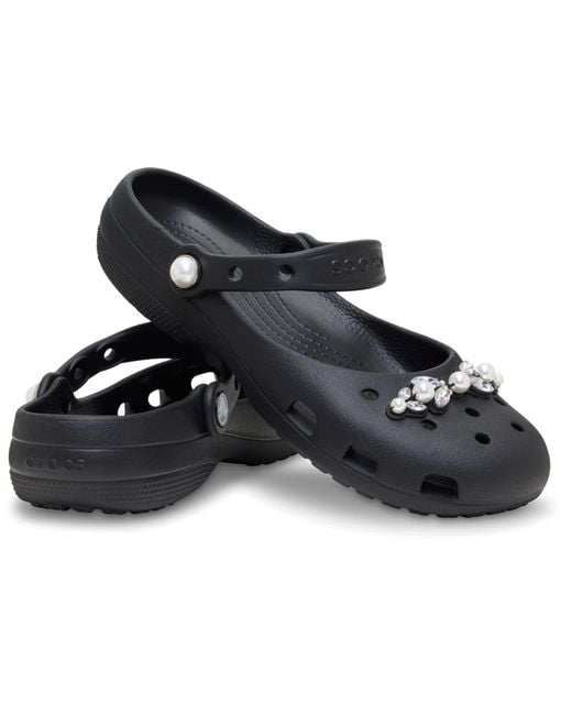 CROCSTM Black Classic Pearls Ballet