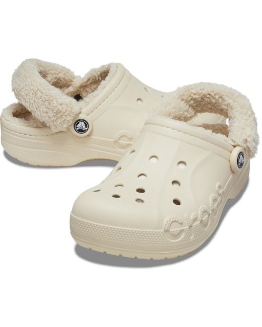 CROCSTM Black Baya Lined Fuzz-Strap