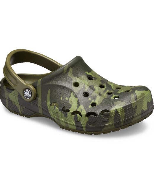 Crocs™ Army Green / Camo Baya Seasonal Graphic Clog | Lyst