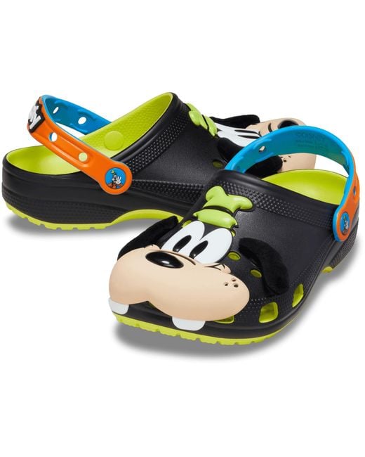 CROCSTM Black Goofy Classic Clog; Multi