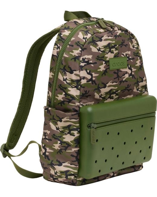 CROCSTM Green Camo Nylon Backpack