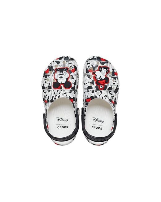 CROCSTM Black Mickey And Minnie Classic Clog