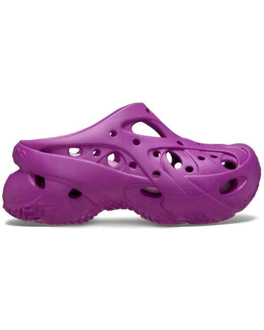 CROCSTM Purple Caged Clog