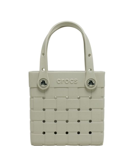 CROCSTM Black Small Basket Woven Tote