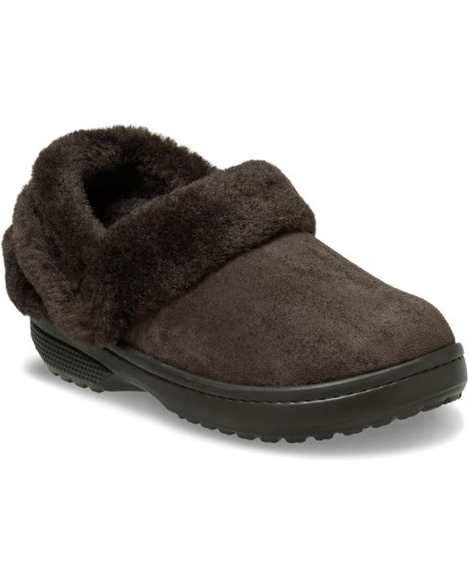 CROCSTM Black Classic Unfurgettable Vegan Suede