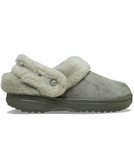 CROCSTM Green | unisex | classic unfurgettable vegan suede | clogs | | 36