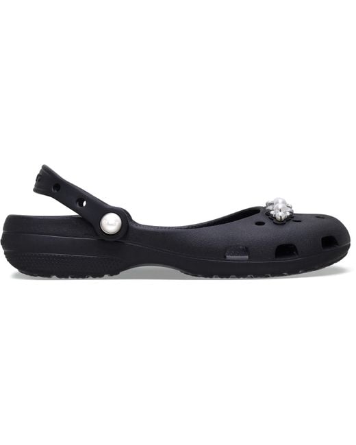CROCSTM Black Classic Pearls Ballet