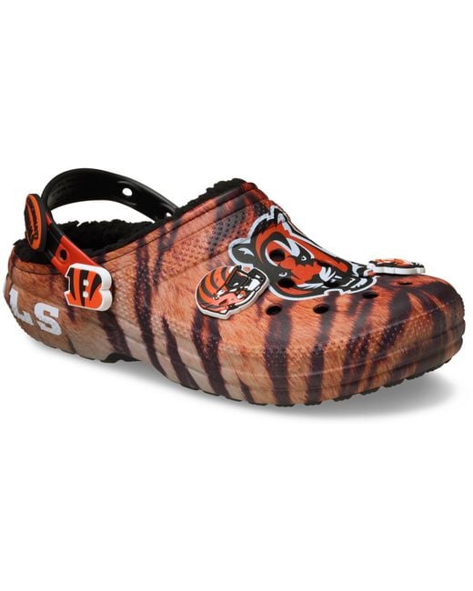 CROCSTM Black Nfl Cincinnati Bengals Classic Lined Clog