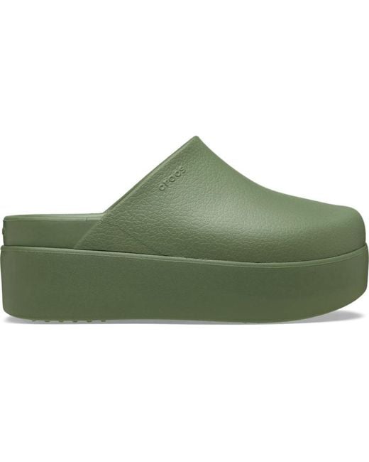 CROCSTM Green Dylan Platform Clog