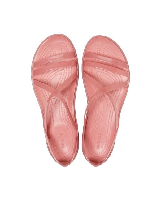 Crocs™ Isabella Strappy Sandal in Pink | Lyst