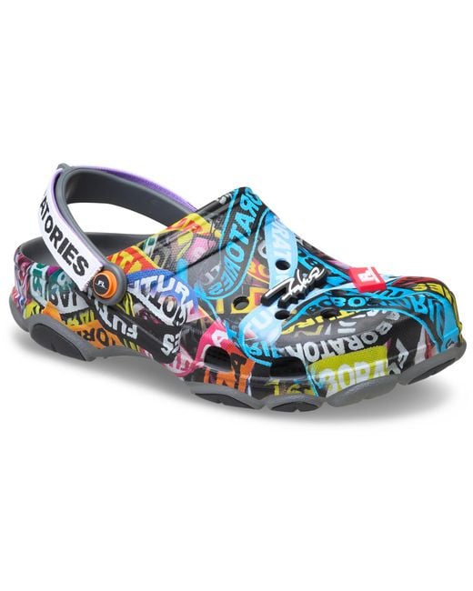 CROCSTM Black Futura Laboratories X All Terrain Flanyard Clog