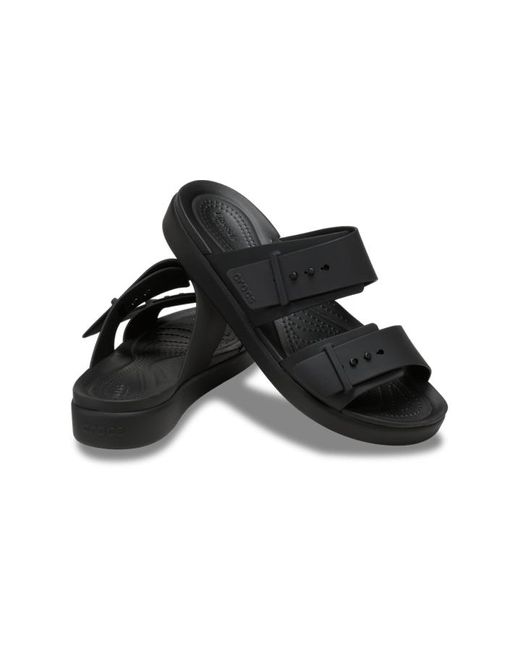 CROCSTM Black Brooklyn Buckle Low Low
