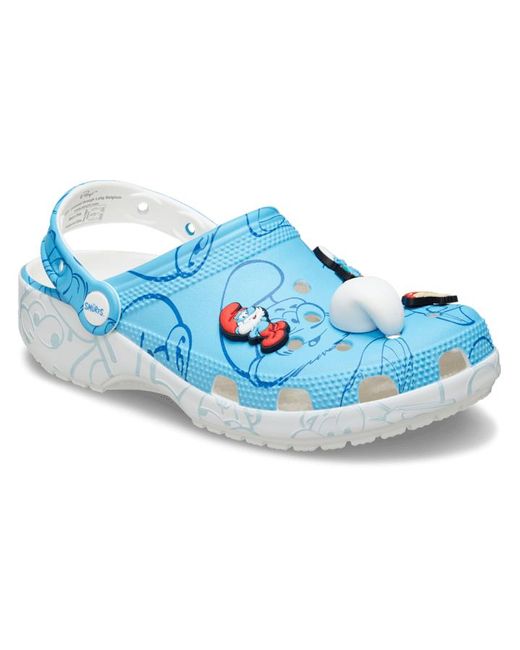 CROCSTM Blue | unisex | smurfs classic | clogs | patterned | 36