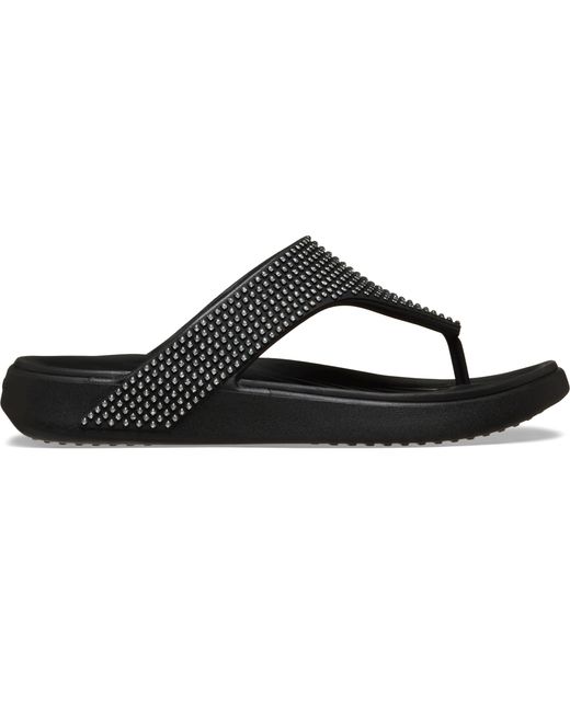 CROCSTM Black Getaway Triangle Flip Flops