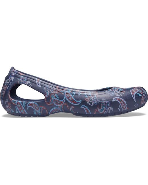 CROCSTM Blue Kadee Florals Flat