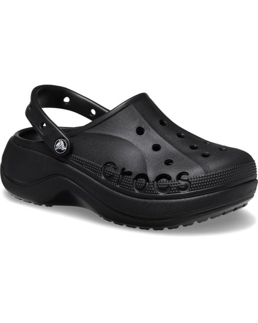 CROCSTM Black Baya Platform Clog