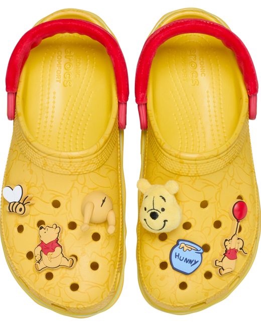 CROCSTM Orange Disney Winnie The Pooh Classic Platform Clog Multi