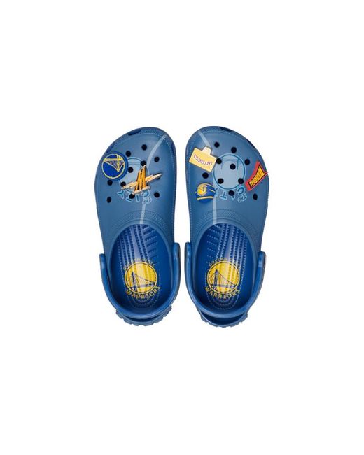 CROCSTM Blue | unisex | nba warriors elevated classic | clogs | patterned | 36