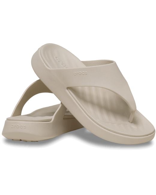 CROCSTM Black Getaway Triangle Flip Flops