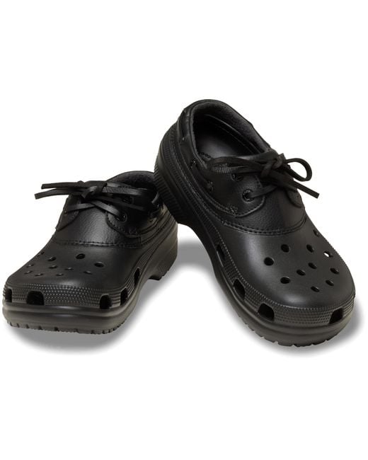 CROCSTM Black Classic Boat Shoe
