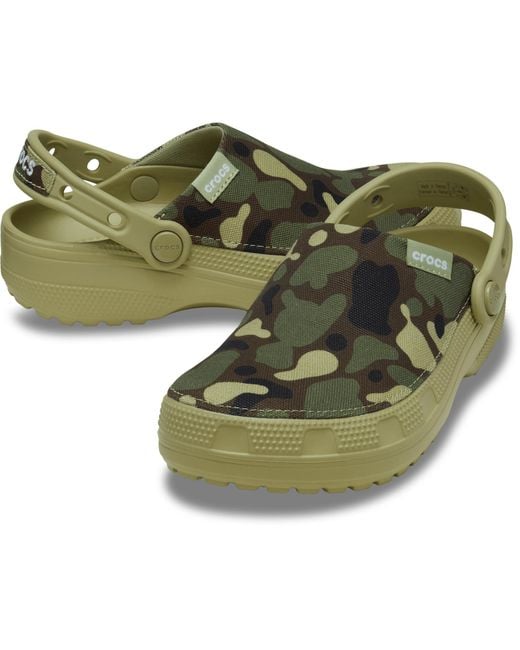 CROCSTM Green Crafted Camo Clog