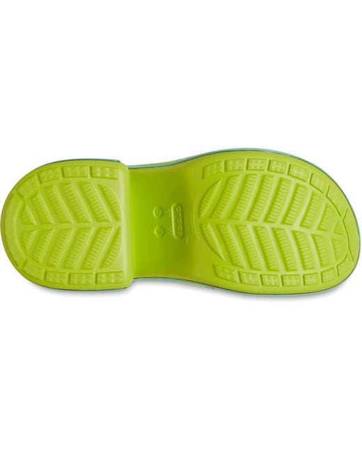 CROCSTM Black Scooby-Doo! Siren Clog; Lime Punch