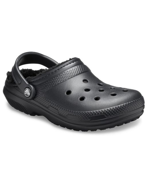 Crocs™ Black / Black Classic Lined Clog - Lyst