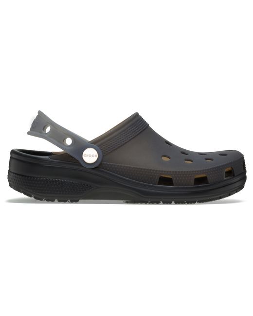 CROCSTM Black Classic Frosted Backstrap Clog; Multi