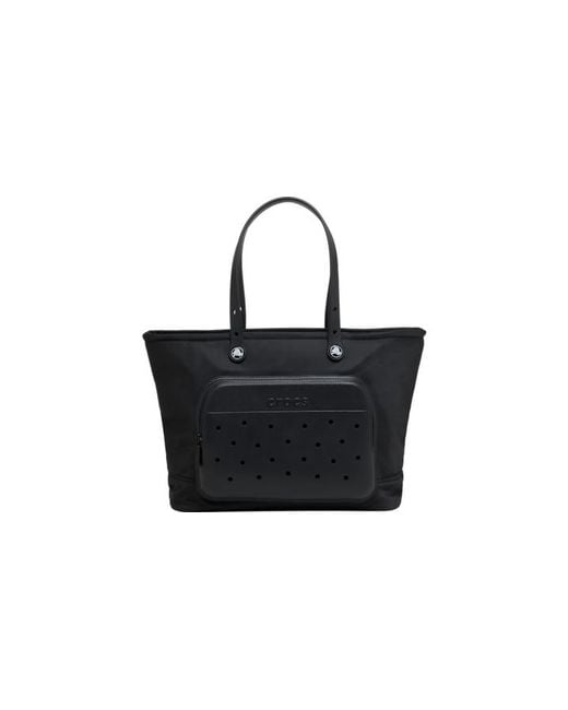 CROCSTM Black Nylon Tote