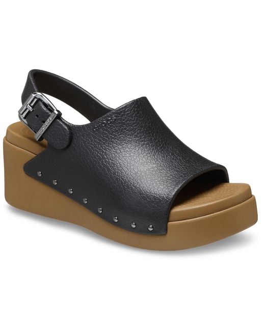 CROCSTM Blue Dylan Studded Platform Slide