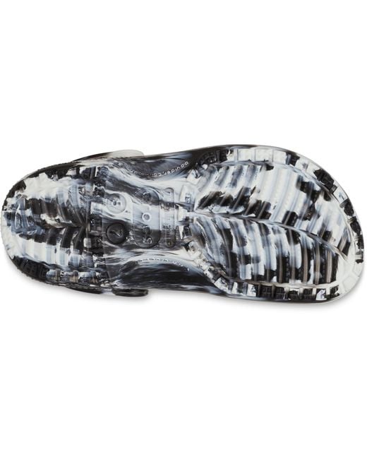 CROCSTM Black Classic Marbled Clog; Sand Multi