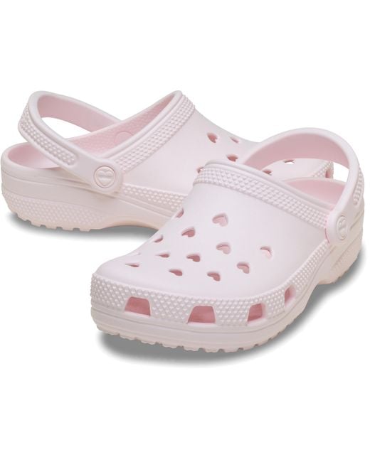 CROCSTM Black Classic Hearts Cut Out Clog