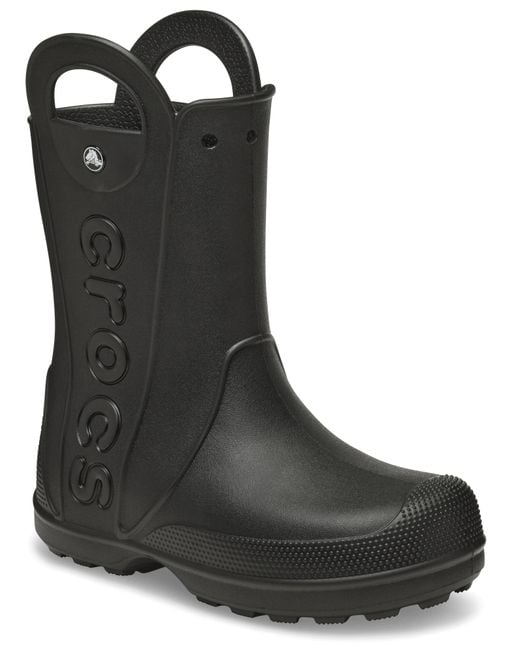 CROCSTM Black Handle It Rain Boot