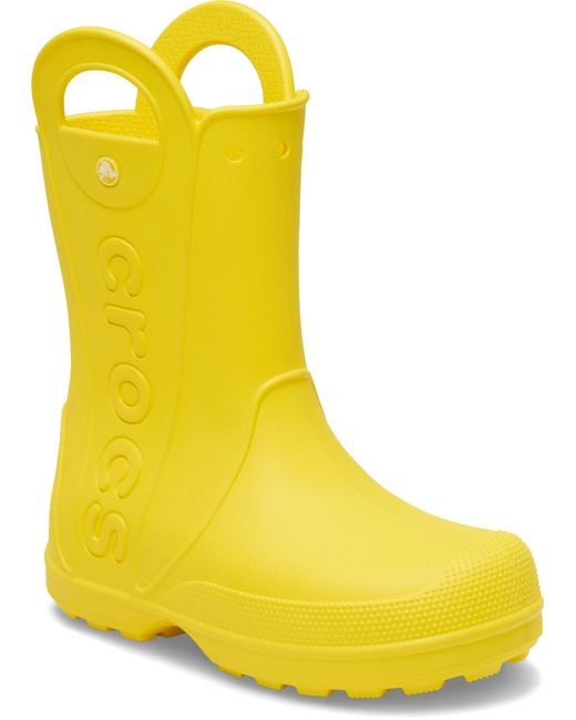 CROCSTM Yellow Handle It Rain Boot