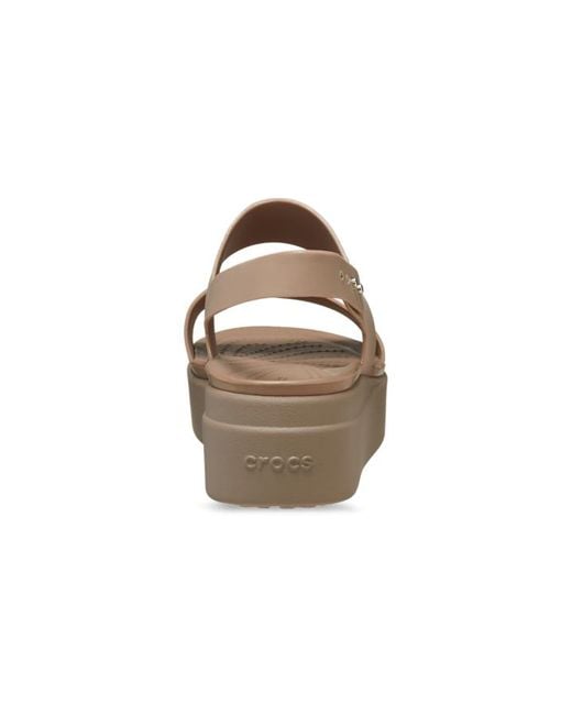 crocs brooklyn low wedge black