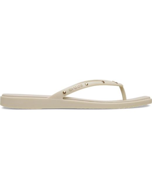 CROCSTM Black Miami Studded Flip