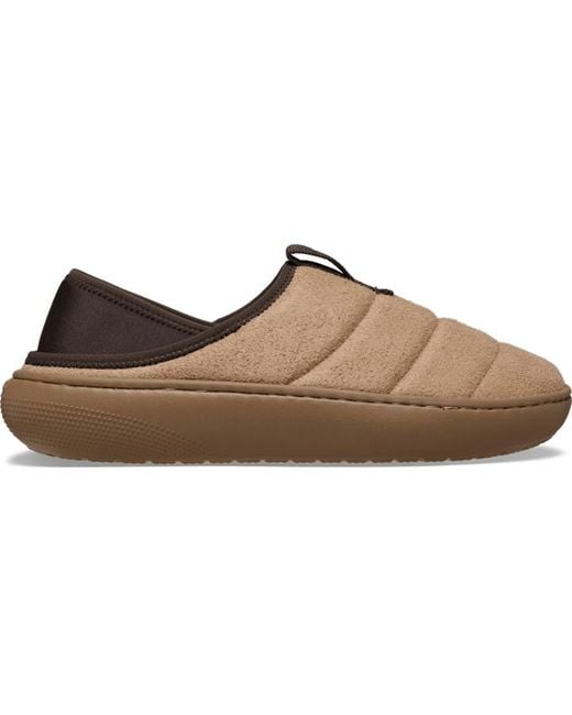 CROCSTM Black Classic Vegan Suede Moc
