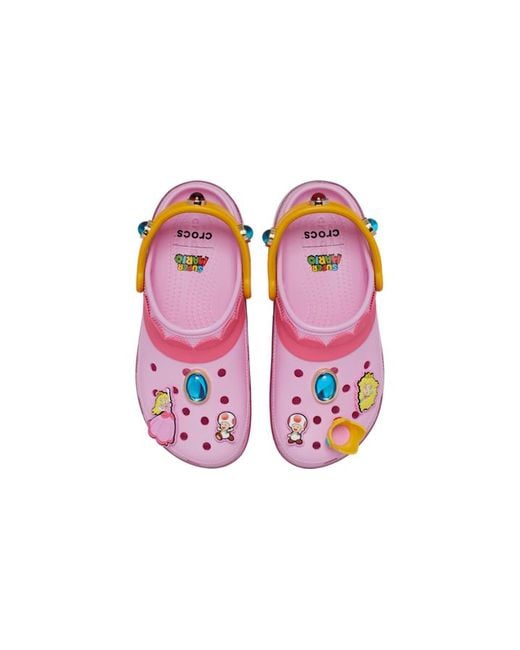 CROCSTM Pink Princess Peach Classic Platform