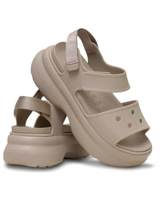 CROCSTM Black Soho Y-Strap Sandal