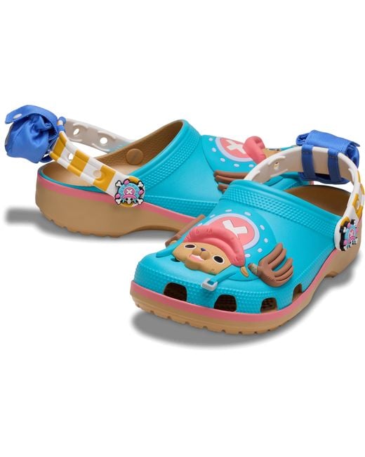 CROCSTM Blue One Piece Chopper Classic Clog; Multi
