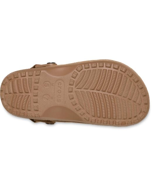 CROCSTM Black Classic Crafted Vegan Suede