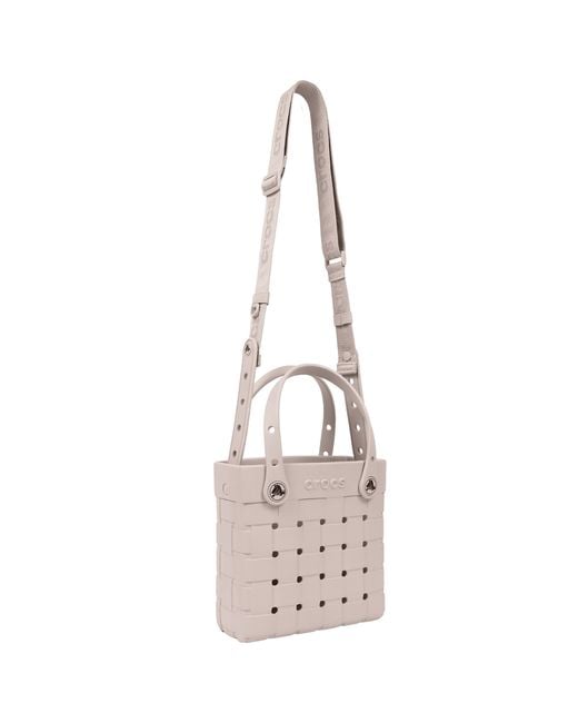 CROCSTM Pink Small Basket Woven Tote