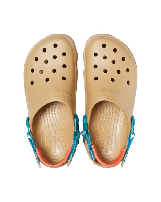 mens crocs tan